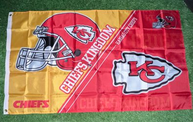Kansas City Chiefs flag size 5’x3’