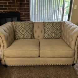 Coaster Love Seat & Chair