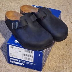 Brand New Black Birkenstock Boston Multiple Sizes. 