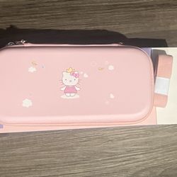 Nintendo Switch consoles, featuring a Hello Kitty theme Case 