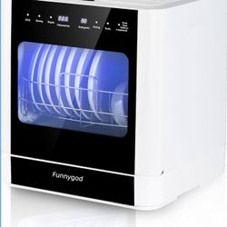 NEW Dishwasher Countertop Automatic 4 Cleaning Modes Drying and Disinfecting $339 Retail Price 