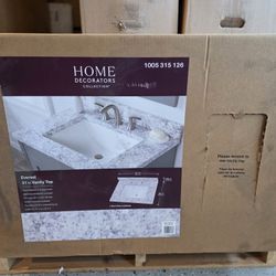 Home Decorators EVEREST 31 Inch Vanity Top Only
