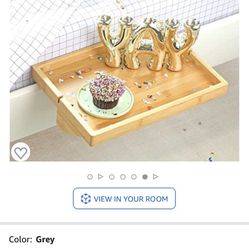 BedShelfie Wooden Bedside Shelf for Bed & Bunk Bed Shelf College Dorm Room Essentials Tray Table Caddy Top Bunk Organizer As Seen On Business Insider 