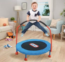 Little Tikes 25'' Round Easy Store 3' Folding Trampoline