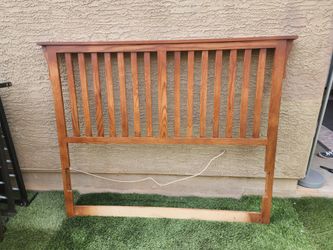 Gorgeous SOLID Oak Wood Queen OR Full Headboard