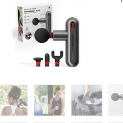 Sharper Image Powerboost Move Deep Tissue Travel Percussion Massager