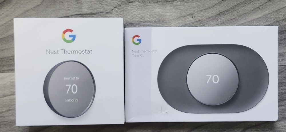 Google nest thermostat charcoal
