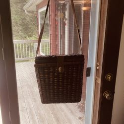 Picnic Basket With Place Settings For Two