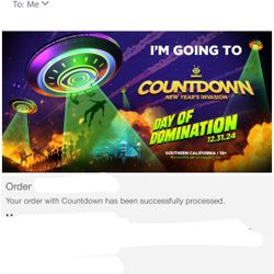 2 Countdown Tickets! $125 Each