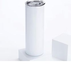 FEDAEE Sublimation Tumbler 20 oz 1 Piece Modern Stainless Steel Insulated Straight Tumbler with Lid, Individual Box