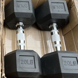 Brand New Dumbbells 2 X 20LB Set