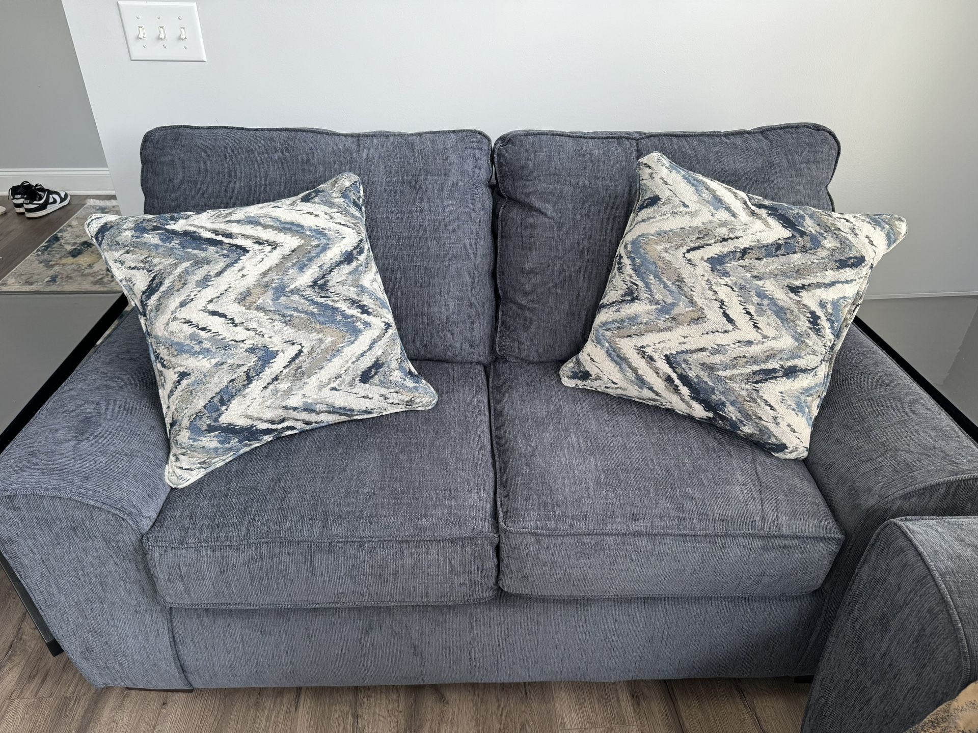 Brand New Couch!!!! Gray/Blue Couch