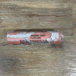 Oringial Bank Wrapper Penny 1961-D Roll Unopened 
