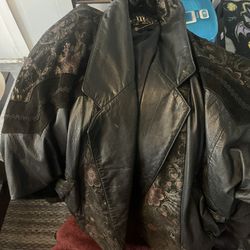 Leather Coat 