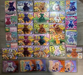 Beanie Babies Cards (200+) & 2 Cases