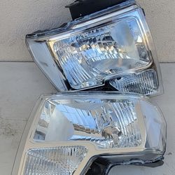 09-14 Ford F150 Headlights Luces Micas Calaveras Faros Faroles Focos Headlamps
