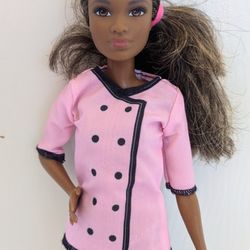 Barbie Cupcake African American Chef Doll 
