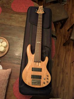Great Condition ESP LTD B-206SM 6-String Right-Handed Bass