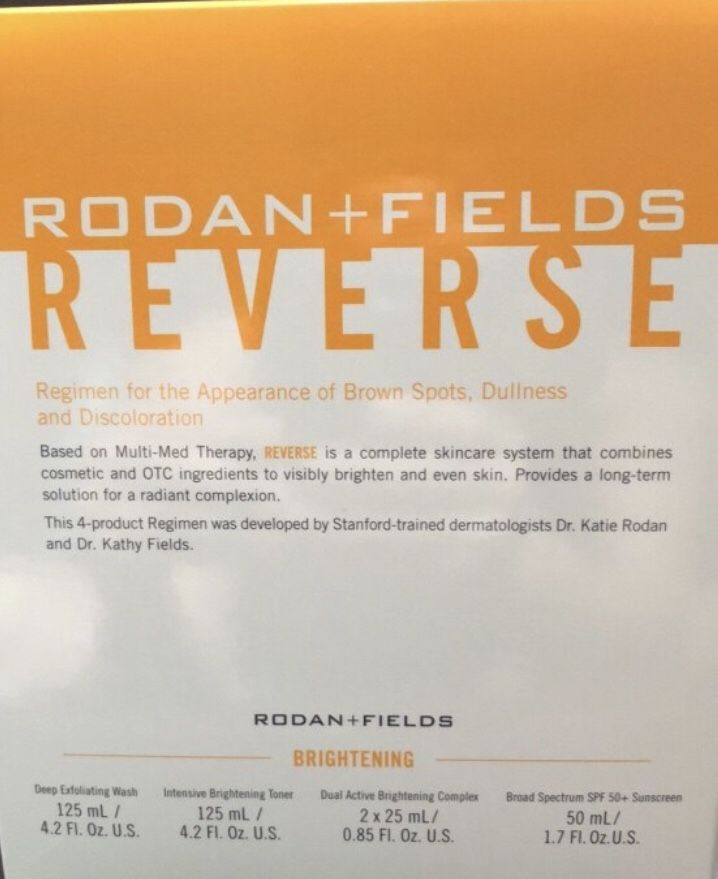 Rodan and Fields unopened Reverse kit