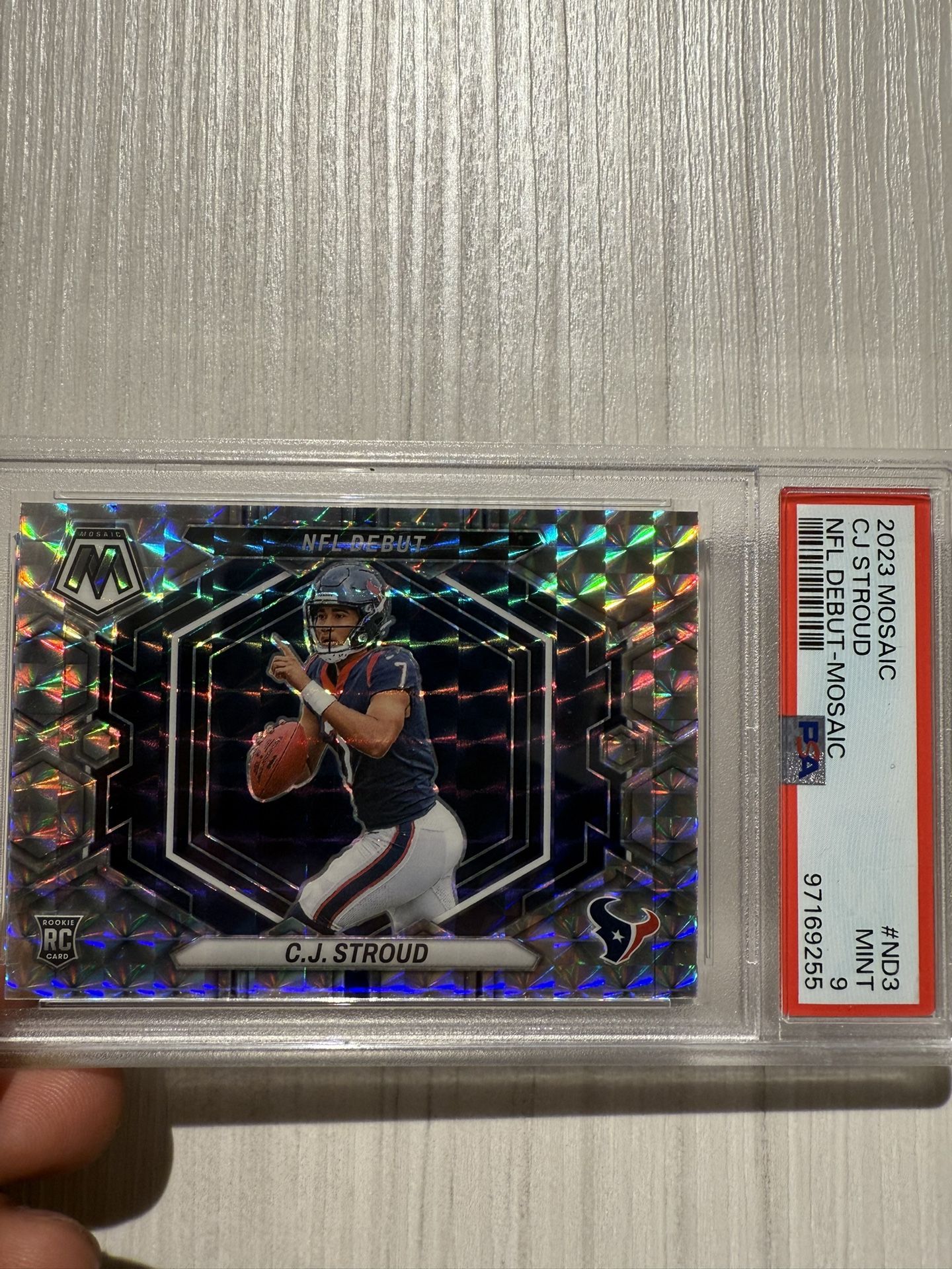 Cj Stroud Psa 9 NFL Debut -Mosaic