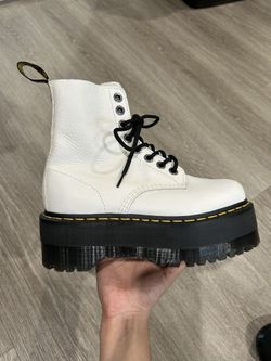 White Platform 1460 Doc Martens Size 7