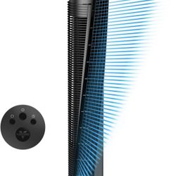 Vornado OSC84 41" Whole Room Oscillating Tower Fan, Remote Control, 70- Degree Oscillation, Quiet Operation, 4 Speed Settings, 8-Hour Timer, Powerful 
