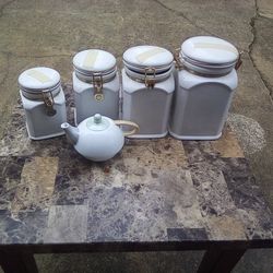 White  Canisters