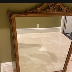 Antique Mirror 28”wide By40 1/2 Tall