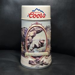 Vtg Original Coors Brewing Co.1994 Beer Stein Rocky Mountain Legend Series 67096