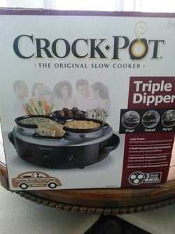 Triple Dipper Crock Pot