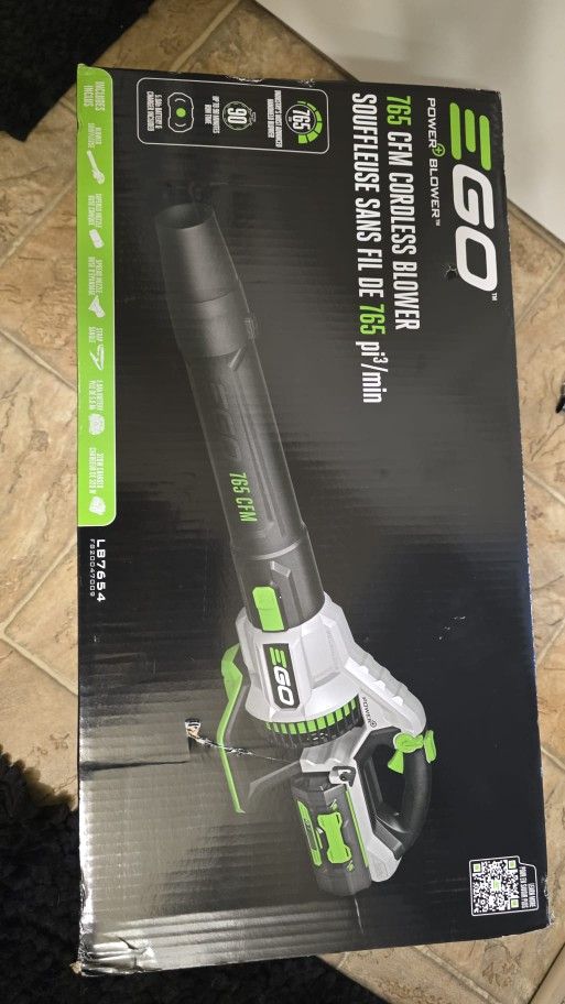 EGO POWER+ Leaf Blower, Cordless Electric 670 CFM, Includes 56V 4.0Ah Battery and Charger