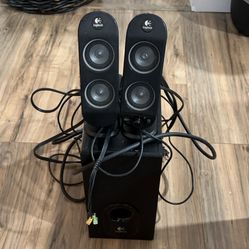 Logitech 2.1 Black Computer Speaker System