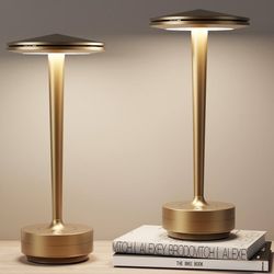 2 Wireless Portable Table Lamps