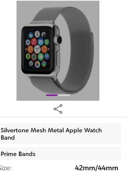 Apple stainless steel wrist band