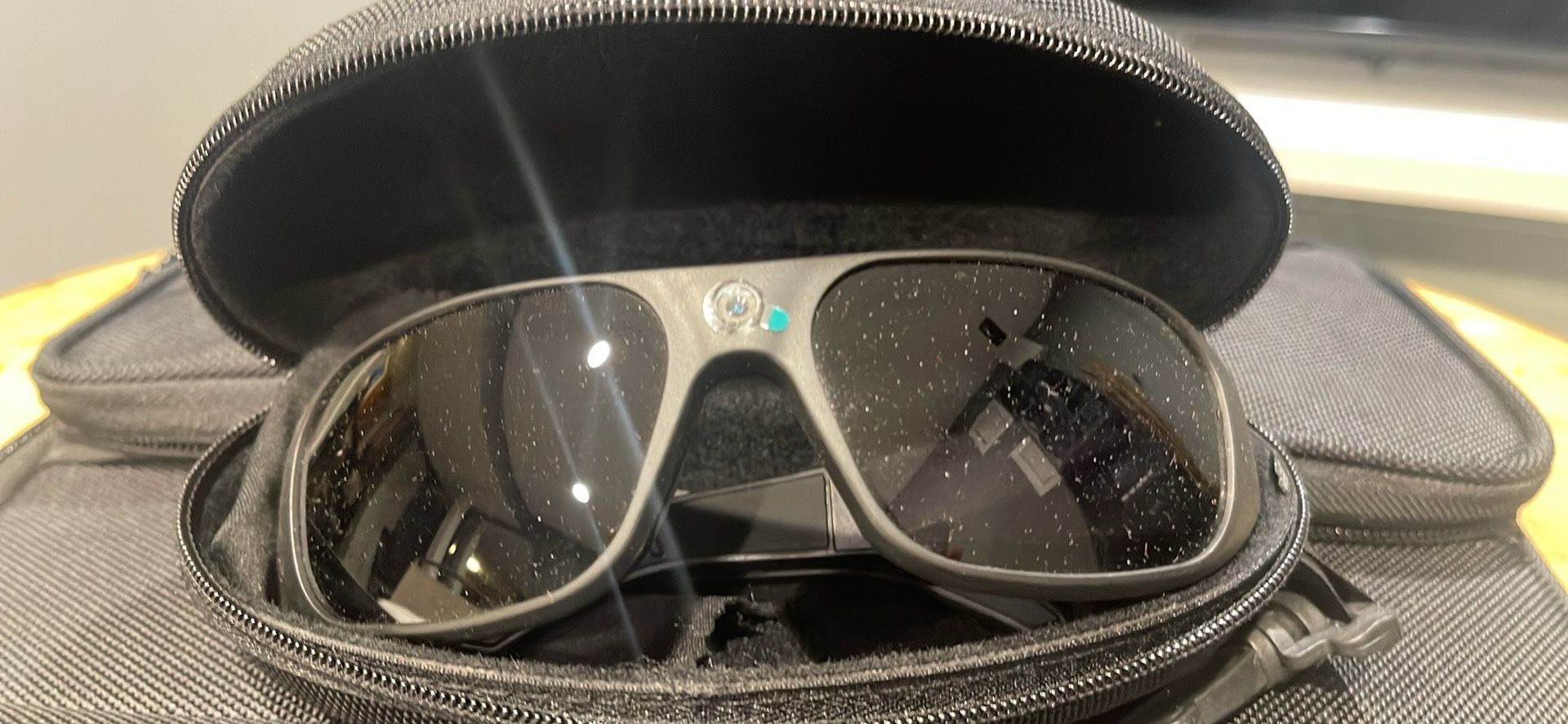 Hd1080p Sports Camera Glasses, Video Recording Camera Glasses HD Polarized Lenses Arc Appearance Rec