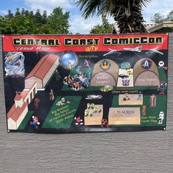 Central Coast Comic Con Show Venue Banner
