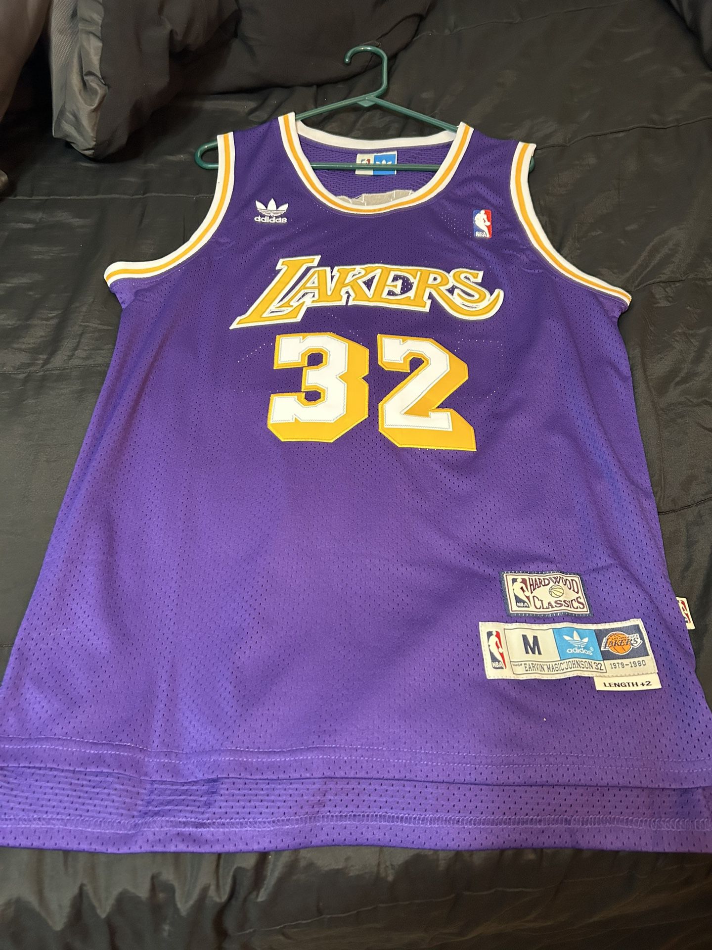 Magic Johnson Lakers Jersey Purple 