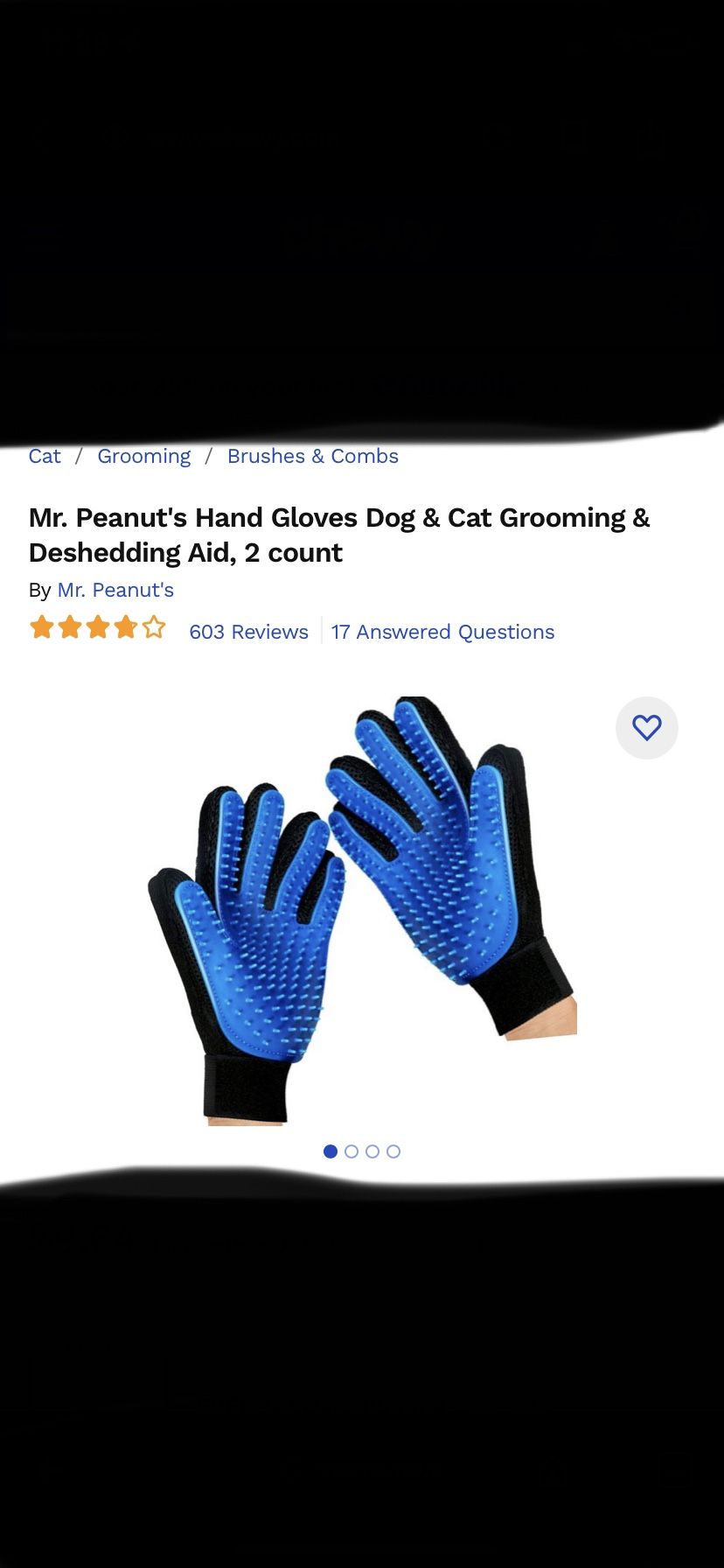 Dog Bath Mitts