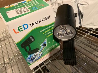 LED Track Lights head & bulbs 5 Sets! new in box