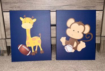 Boy Sports canvas wall decor 11×14