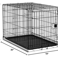Dog Crate 30x19x21” (almost NEW)