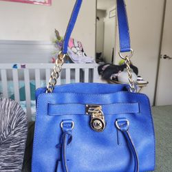 Michael Kors Cobal Blue Purse