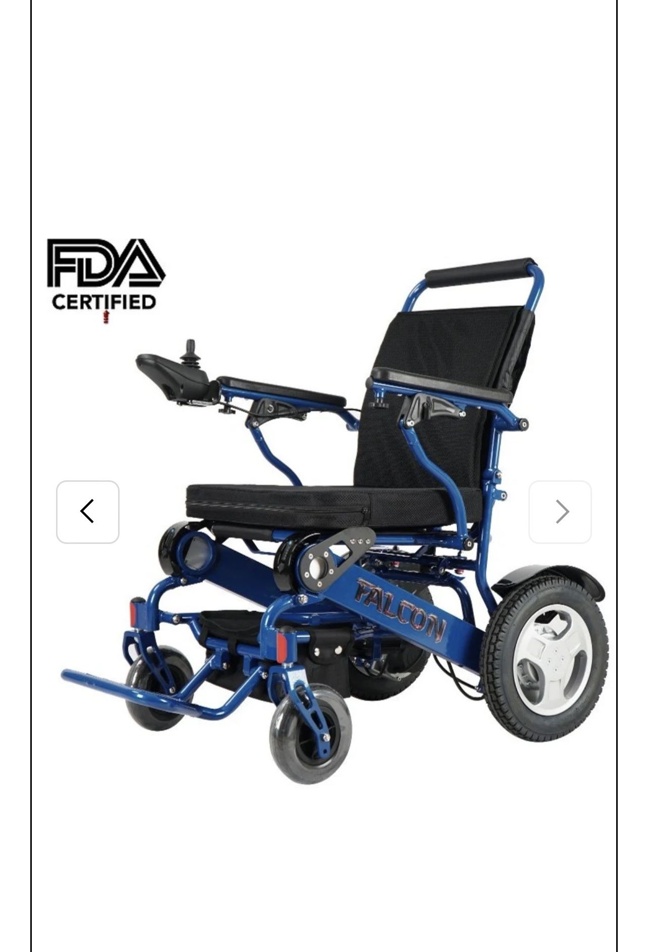 Blue Falcon Motorized Wheelchair 