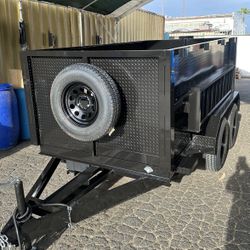 New 2025 5x10x3 Dump Trailer 