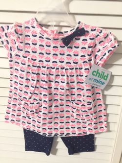 Baby pants and blouse set