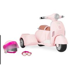 The Our Generation Ride Along Scooter Vehicle Accessory Set for 18” Dolls