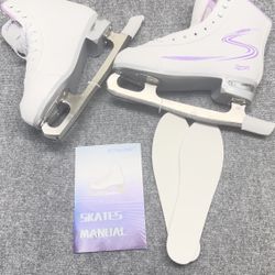 Smoojoy Women’s Figure Ice Skates Air Cushion Recreational Beginner Skates 