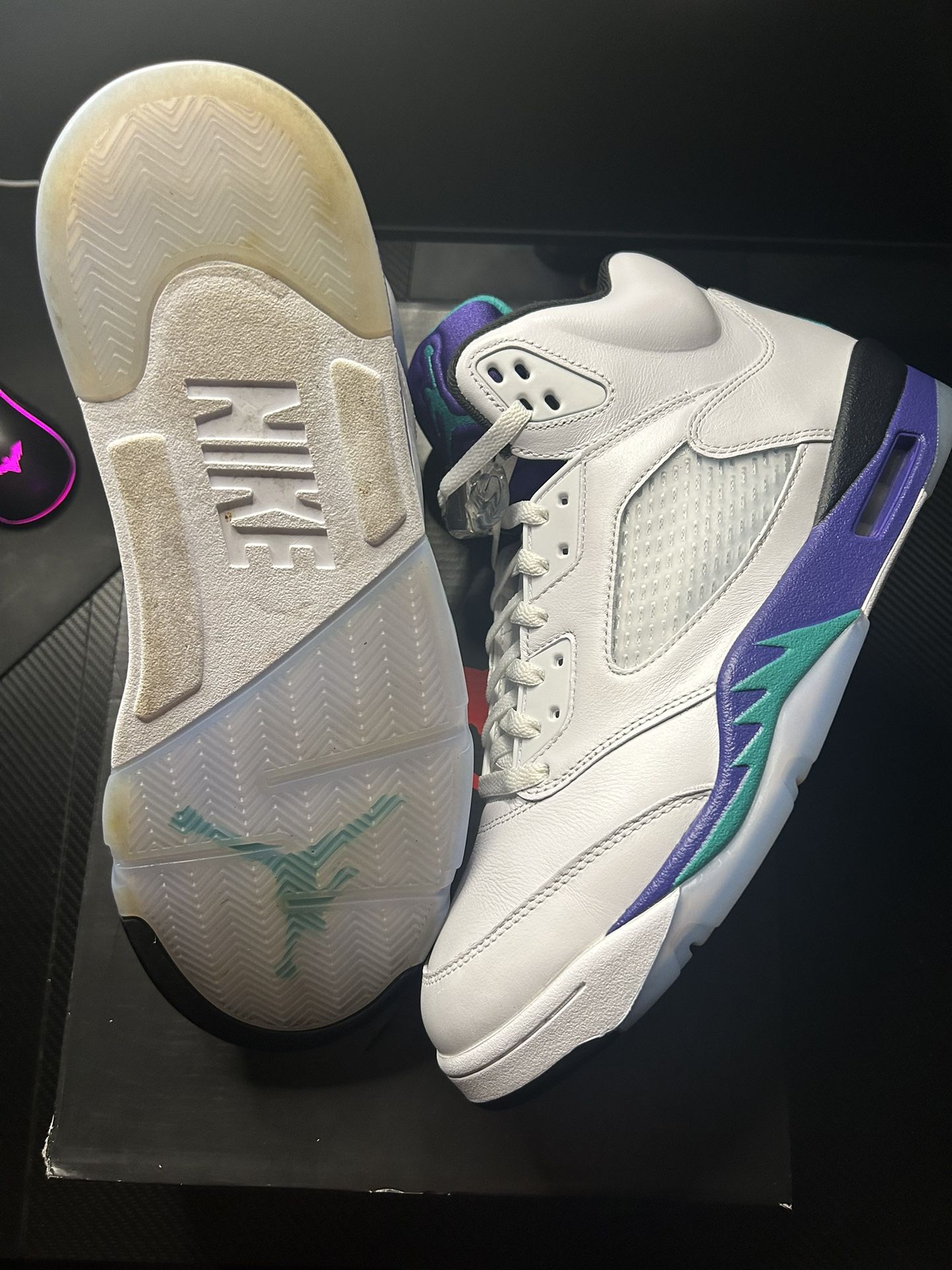Jordan 5 Grape Size 13 Used