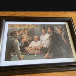 PRESIDENTS FRAMED PICTURE