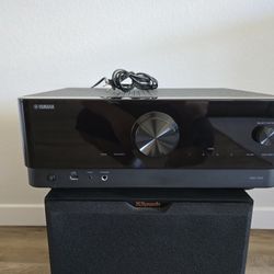 Yamaha 7.2 Channel Av Reciever With 8k HMI With Klipsch Subwoofer